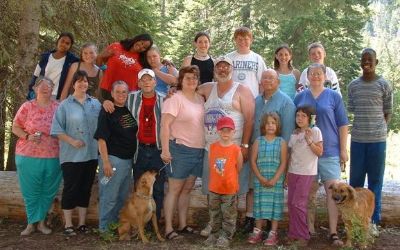 Everybody camping in Leavenworth - 2004